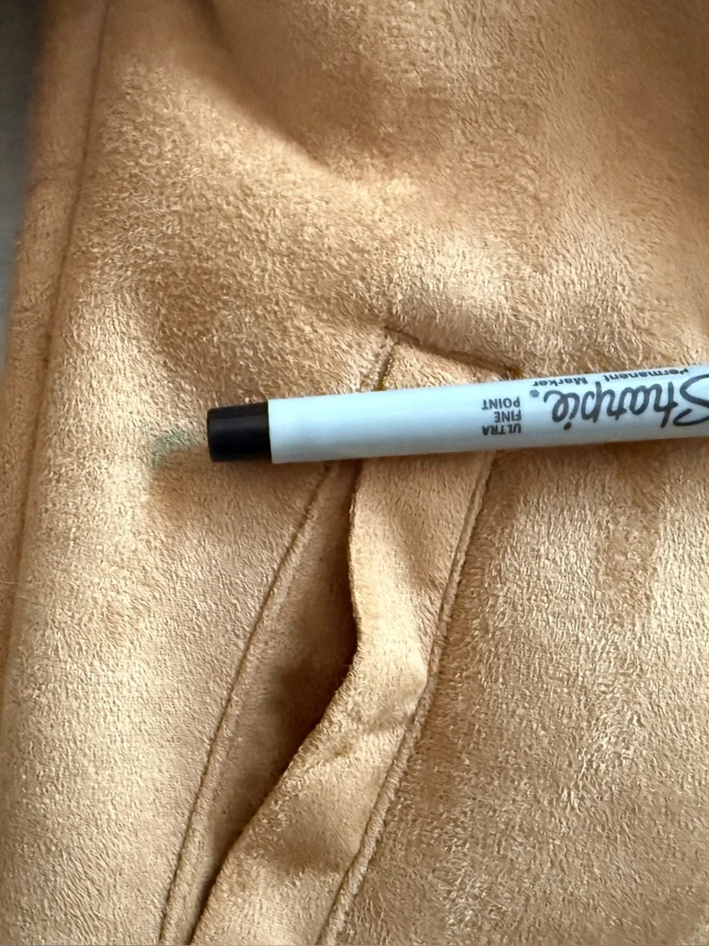 Old Navy Suede Luke Sherpa Jacket Girls 8